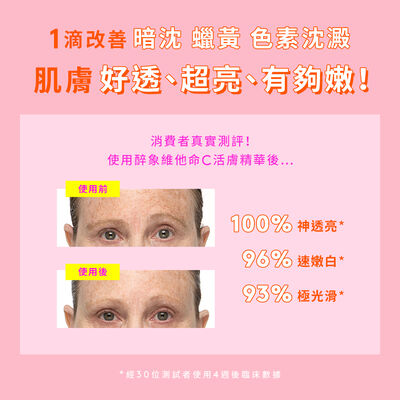 醉象維他命C活膚日間精華 使肌膚透亮嫩白